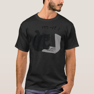 Funny Cat Typing on laptop computer Classic T-Shir T-Shirt