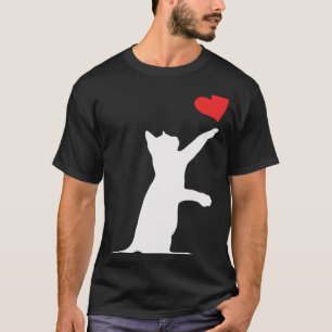 Funny Cat Valentine Cute Heart Cat Lover Valentine T-Shirt