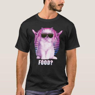 Funny Cat Wearing Sunglasses with Jets Pink Cute H T-Shirt