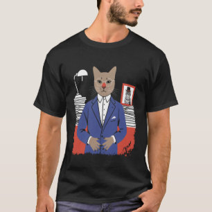 Funny Cat Wearing Tuxedo Entrepreneur Businessman T-Shirt
