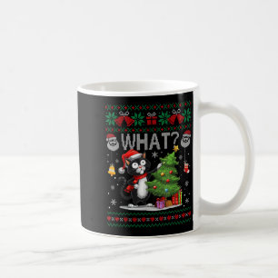 Funny Cat What Black Cat Christmas Tree Ugly Xmas Coffee Mug