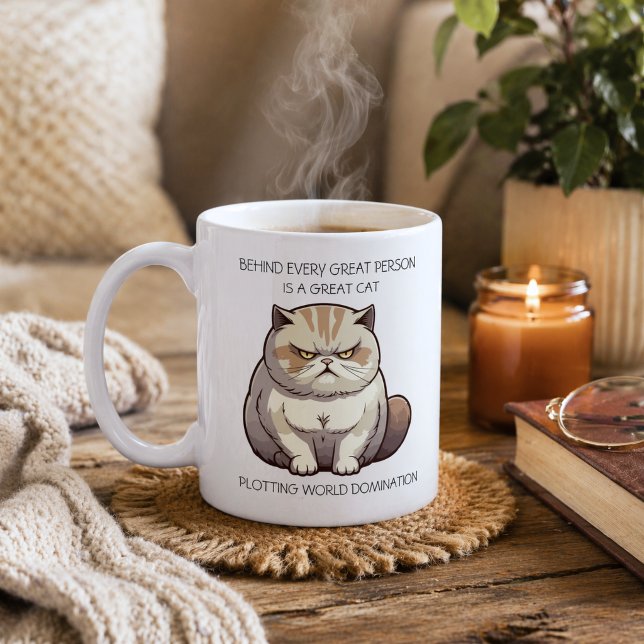 Funny Cat World Domination  Coffee Mug (Creator Uploaded)