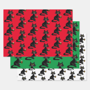 Funny Cat Wrapping Paper Kit