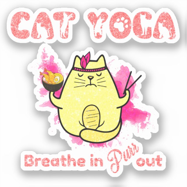 Funny Cat Yoga (Front)