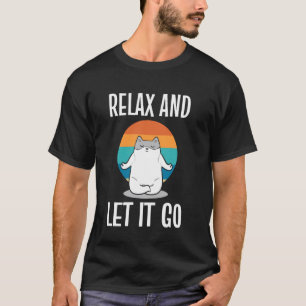Funny Cat Yoga Cat Cafe Owner T-Shirt