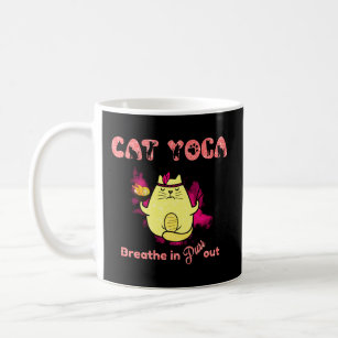 Funny Cat Yoga  Coffee Mug