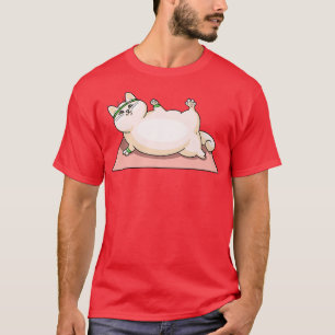 Funny Cat Yoga Fitness Asana Cat Owner T-Shirt