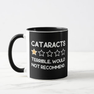 Funny Cataracts 1 Star Review Post Surgery Gift  Mug