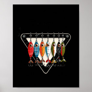 Funny Catch Ya Later Fishing Lure Angler Fisherman Poster