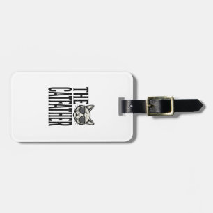 Funny Catfather Vintage Cat Quote Graphic Shirt_1 Luggage Tag