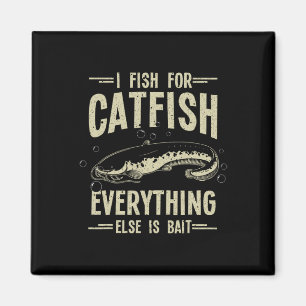 Funny Catfishing Design For Men Women Catfish Fish Magnet