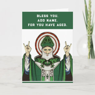 Funny Catholic Birthday Card