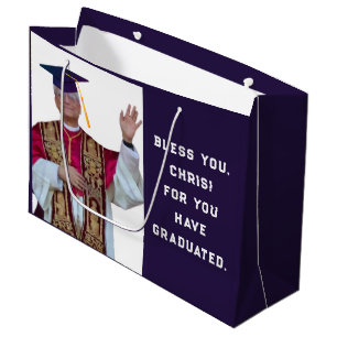 Funny Catholic School Graduation Large Gift Bag