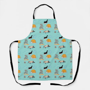  Funny Cats At Yoga Apron