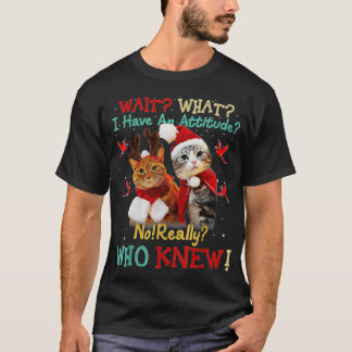 Funny Cats Christmas Merry Xmas Gift Men Women Kid T-Shirt