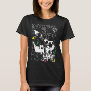 Funny Cats Don't Touch Me Cat Lovers Men Women T-Shirt