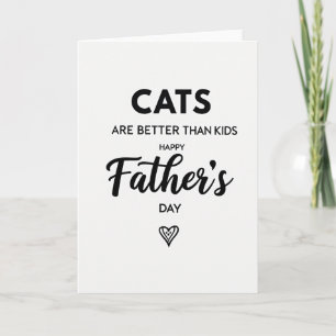 Funny Cats Fathers Day Card