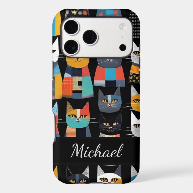 Funny Cats Graphic Art for Cat Lover (Back)