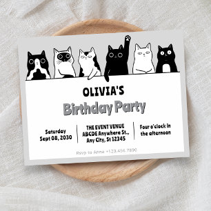Funny cats Invitation