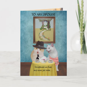 Funny Cats/Kitties Anniversary Card