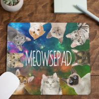 Funny Cats | Meowsepad Cute Cat Breeds Mouse Pad