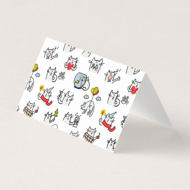 Funny cats, milk and magic. (Front)