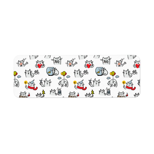 Funny cats, milk and magic. (Front)