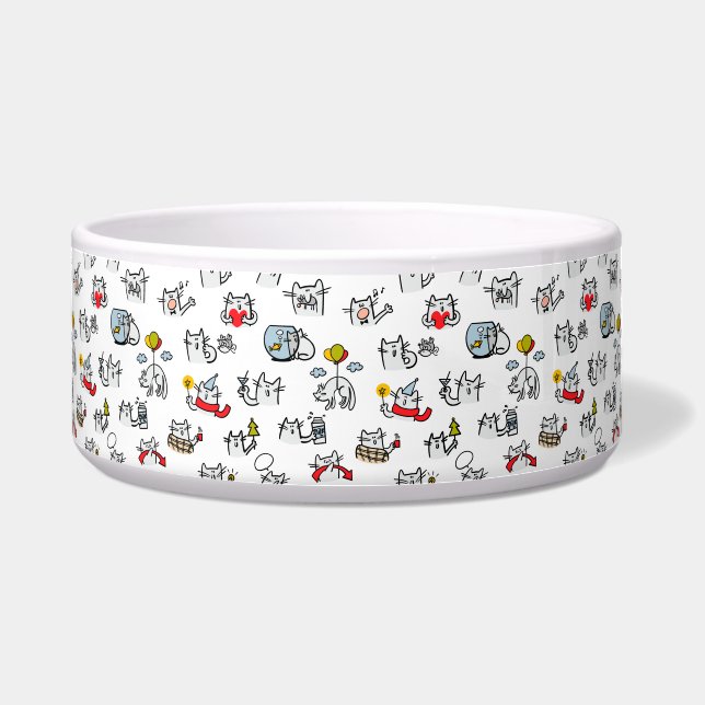 Funny cats, milk and magic. (Front)