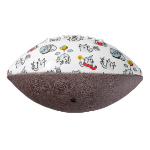 Funny cats, milk and magic. american football