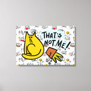 Funny cats, milk and magic. canvas print