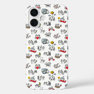 Funny cats, milk and magic. iPhone 16 case