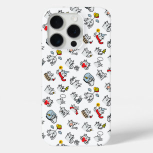 Funny cats, milk and magic. iPhone 15 pro case