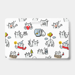 Funny cats, milk and magic. ID badge