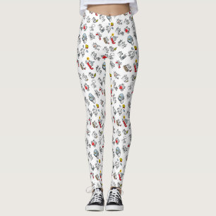 Funny cats, milk and magic. leggings
