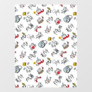 Funny cats, milk and magic. window cling