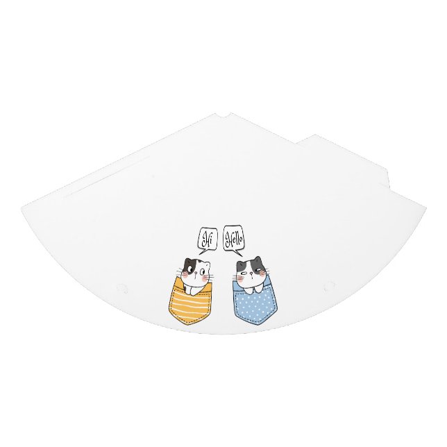 funny cats party hat (Front)