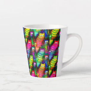 Funny Cats Pattern-54578 Latte Mug