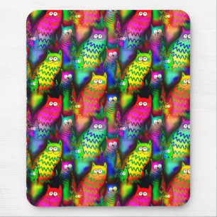Funny Cats Pattern-54578 Mouse Mat