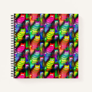 Funny Cats Pattern-54578 Notebook