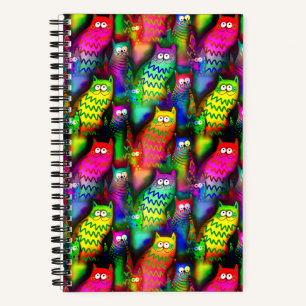 Funny Cats Pattern-54578 Notebook