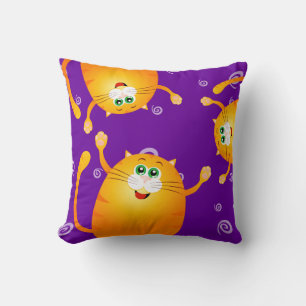 Funny cats, pillow