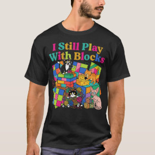 Funny Cats Quilting Lover Quilting Art For T-Shirt