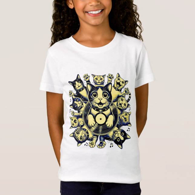 Funny cats  T-Shirt (Front)