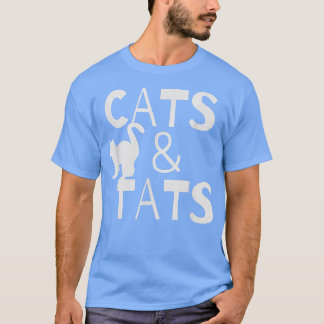 Funny Cats & Tats Cat Lover Tattooed Ink Artist Ki T-Shirt