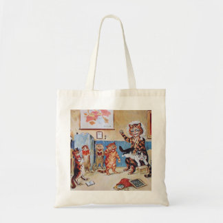 Funny Cats: The Naughty Puss by Louis Wain Tote Bag
