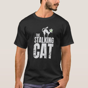 Funny Cats The Stalking Cat Premium T-Shirt