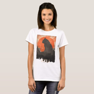 Funny Catzilla Tshirt and Hoddie