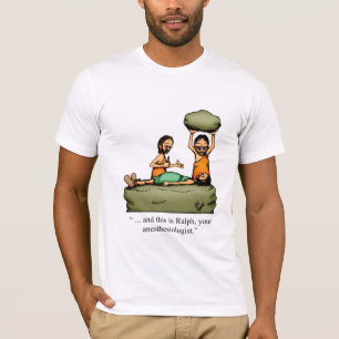 Funny Caveman Anaesthesiologist Cartoon T-Shirt! T-Shirt