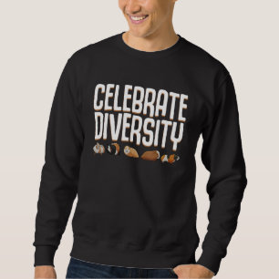 Funny Celebrate Diversity Cute Guinea Pig Gift For Sweatshirt