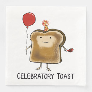 Funny Celebratory Toast Napkin